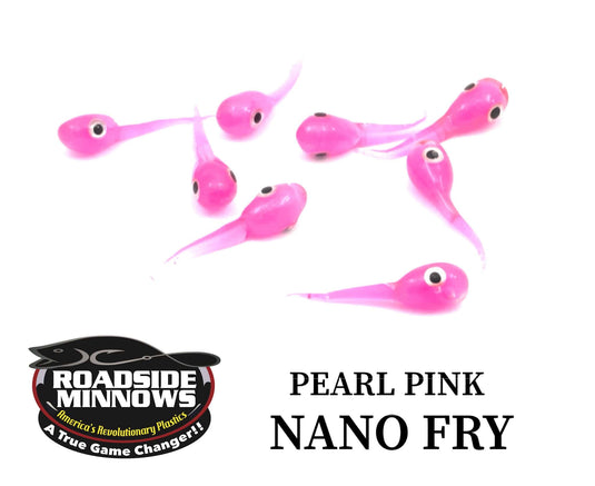 ROADSIDE MINNOWS 1" NANO FRY PEARL PINK Roadside Minnows 1" Nano Fry