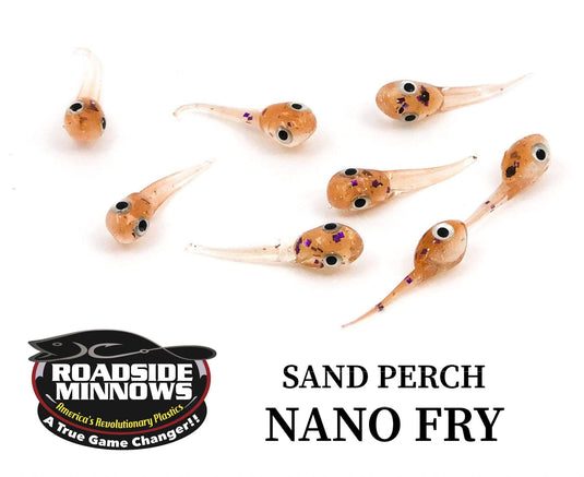 ROADSIDE MINNOWS 1" NANO FRY SAND PERCH Roadside Minnows 1" Nano Fry