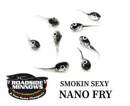 ROADSIDE MINNOWS 1" NANO FRY SMOKIN SEXY Roadside Minnows 1" Nano Fry