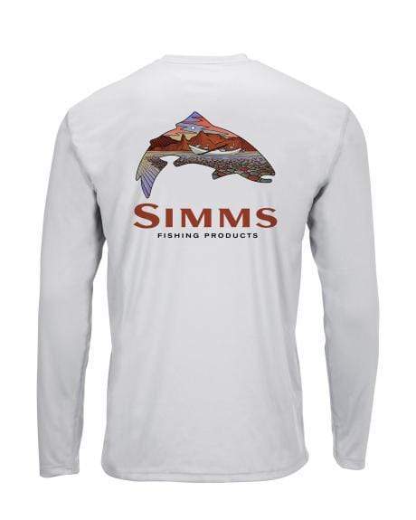 Load image into Gallery viewer, SIMMS SOLAR TECH LS Troutscape / Medium Simms Solar Tech Tee long Sleeve

