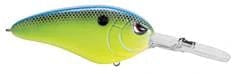 Load image into Gallery viewer, SPRO LITTLE JOHN DD90 Chartreuse Blue Spro Little John DD 90 Crank
