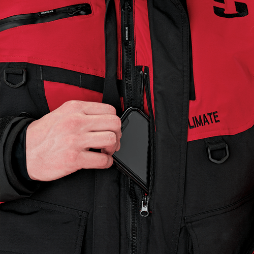 STRIKER CLIMATE JKT BLK/RED Striker Climate Jacket, Black Red