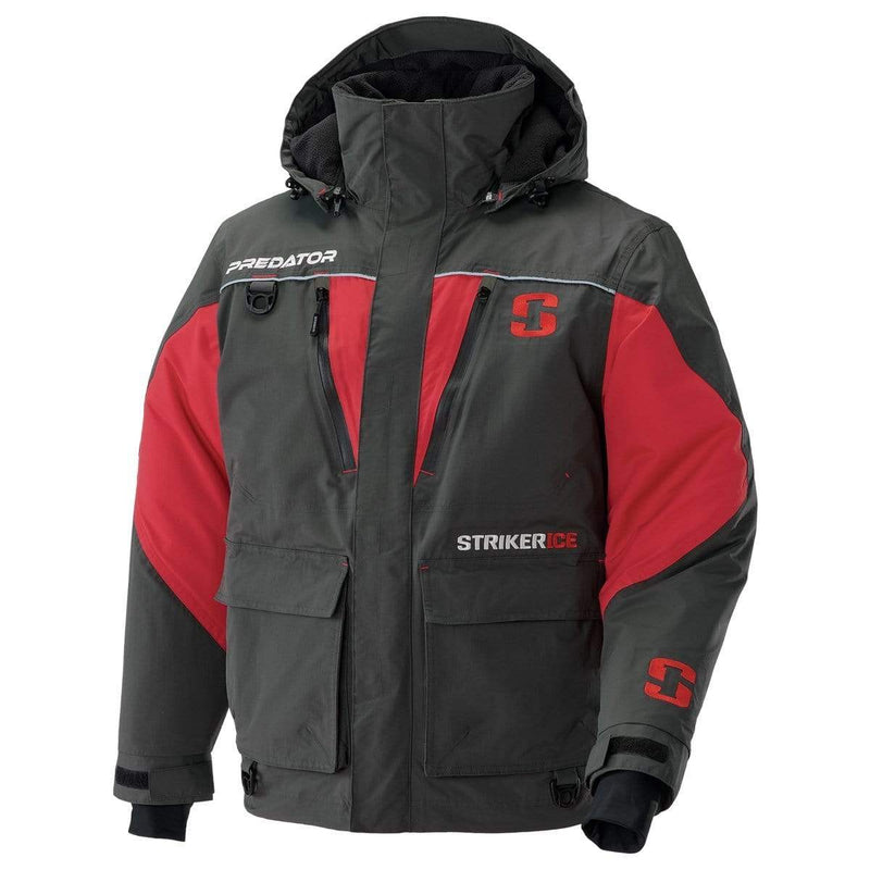 Striker Predator Jacket, Charcoal/Red