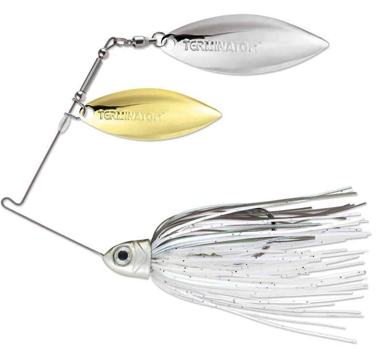 Load image into Gallery viewer, TERMINATOR PS SPNBT 1-2 / Green Gizzard Terminator Pro Series Double Willow Spinnerbait
