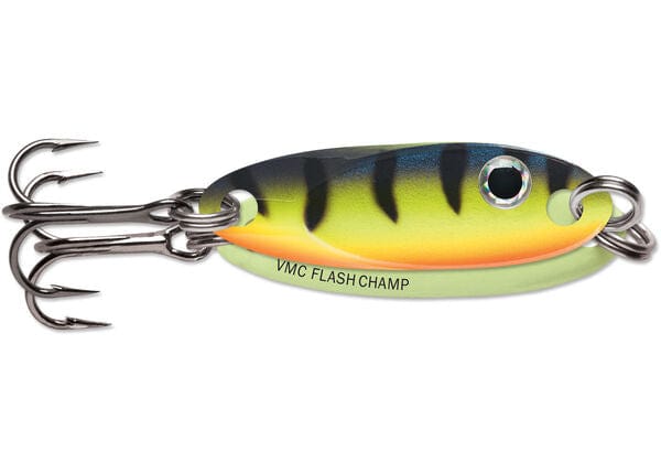Load image into Gallery viewer, VMC FLASH CHAMP 1-8 / Glow Hot Perch VMC Flash Champ Ice Spoon
