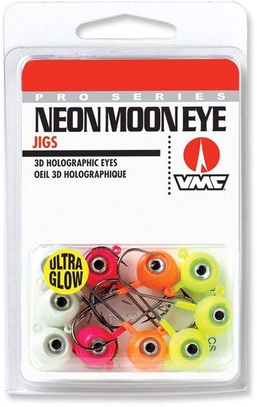 VMC MOON EYE JIG 1-4 / Glow Asst VMC Mooneye Jig Assorted 10 Pack