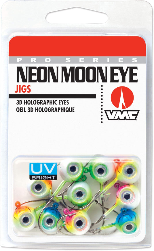 VMC MOON EYE JIG 1-8 / UV Asst VMC Mooneye Jig Assorted 10 Pack