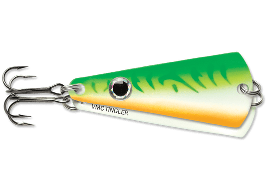 VMC TINGLER SPN 3-16 / Glow Green Fire UV VMC Tingler Spoon