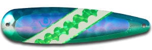 WARRIOR LURES MAG Blue-Green Dolphin Warrior Lures Mag UV Elite Spoon