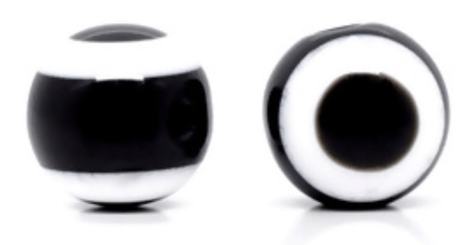Load image into Gallery viewer, WOO TUNGSTEN FLIPPING BEADS Black Eye Woo Tungsten Flipping Bead

