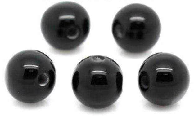 Load image into Gallery viewer, WOO TUNGSTEN FLIPPING BEADS Black Woo Tungsten Flipping Bead
