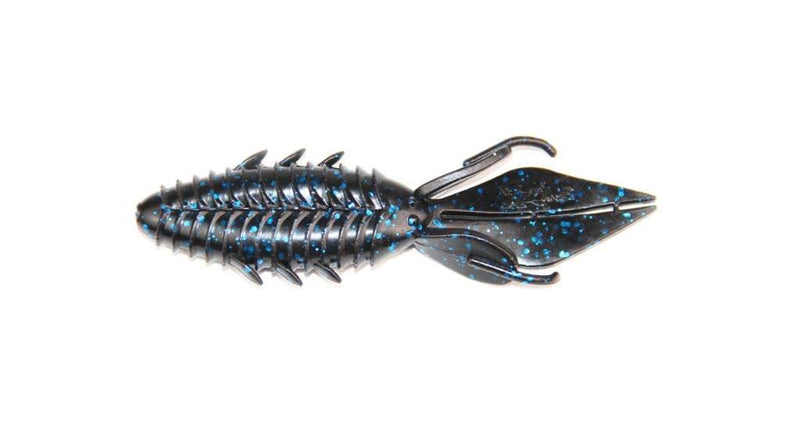 Load image into Gallery viewer, X ZONE ADRENALINE BUG 4&quot; / Black Blue Flake X Zone Lures Adrenaline Bug
