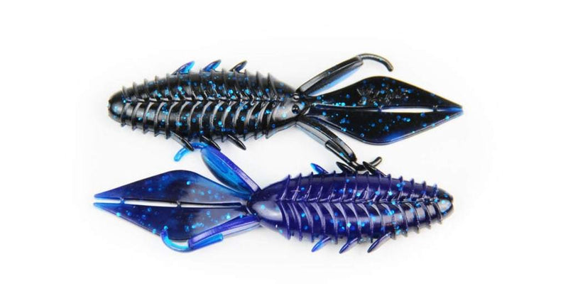 Load image into Gallery viewer, X ZONE ADRENALINE BUG 4&quot; / Black Blue Laminate X Zone Lures Adrenaline Bug
