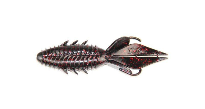 Load image into Gallery viewer, X ZONE ADRENALINE BUG 4&quot; / Black Red Flake X Zone Lures Adrenaline Bug
