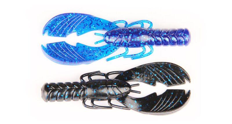 Load image into Gallery viewer, X ZONE MUSCLE CRAW 4&quot; / Black Blue Laminate X Zone Lures Muscle Back Craw 4&quot;
