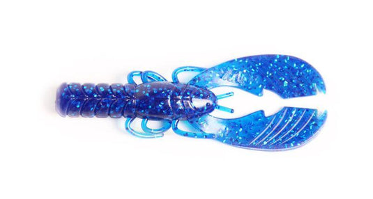 X ZONE MUSCLE CRAW 4" / Blue Sapphire X Zone Lures Muscle Back Craw 4"