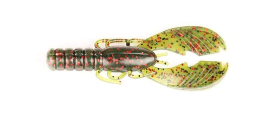 X ZONE MUSCLE CRAW 4" / Watermelon Red Flake X Zone Lures Muscle Back Craw 4"